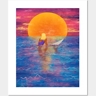 Surfer Girl Posters and Art